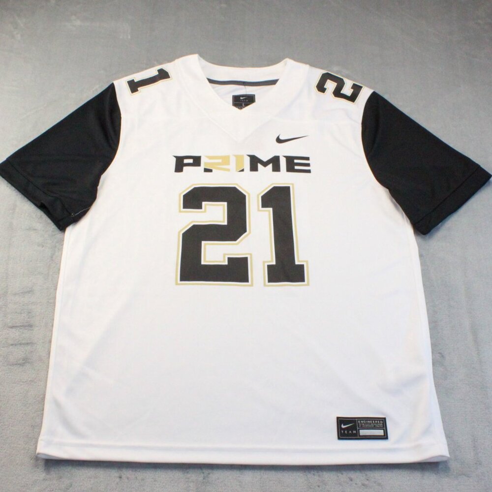 Coach Prime Short Sleeve V-Neck Shirt Jersey Men's Size Large - Picture 2 of 7